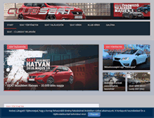 Tablet Screenshot of clubseat.hu